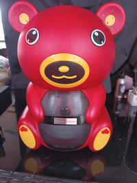 Teddy Bear 1500 Watts Portable Bluetooth Multimedia Speaker with LED light Pink 10