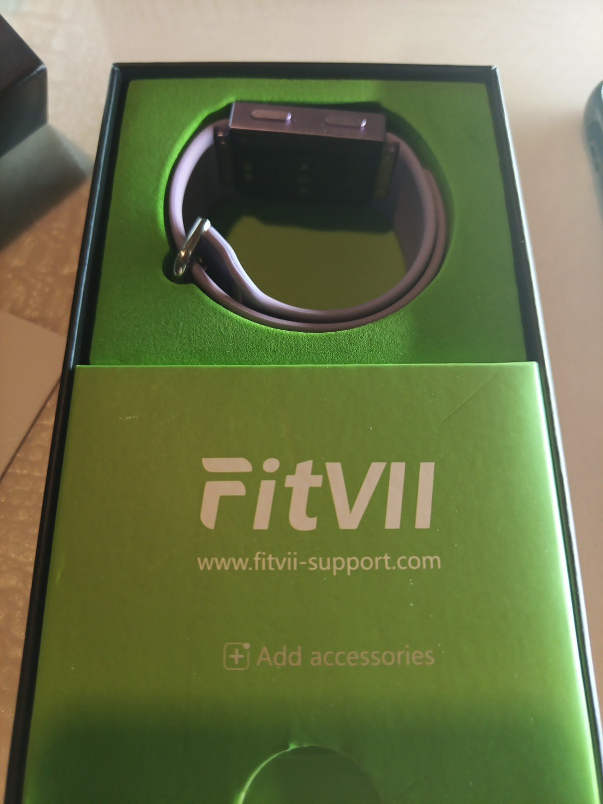 FITVII  Looki-mini  Fitness Tracker Slim AMOLED Fitness Watch 2025 Purple 3
