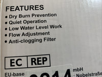 Submersible Swimming Pool Cover Pump w/ 25’ Power Cord, Drainage Hose 850GPH5