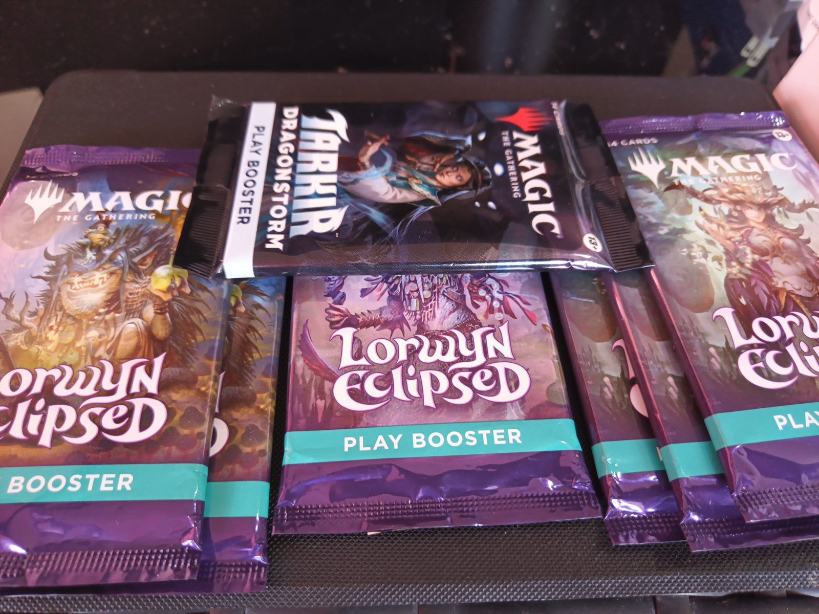 6 Pack Of MTG Booster Pack Lorwyn Eclipsed - Play Booster Pack FREE Tarkir Boost0
