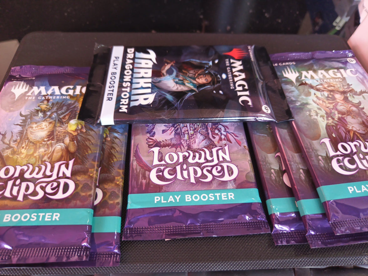 6 Pack Of MTG Booster Pack Lorwyn Eclipsed - Play Booster Pack FREE Tarkir Boost0