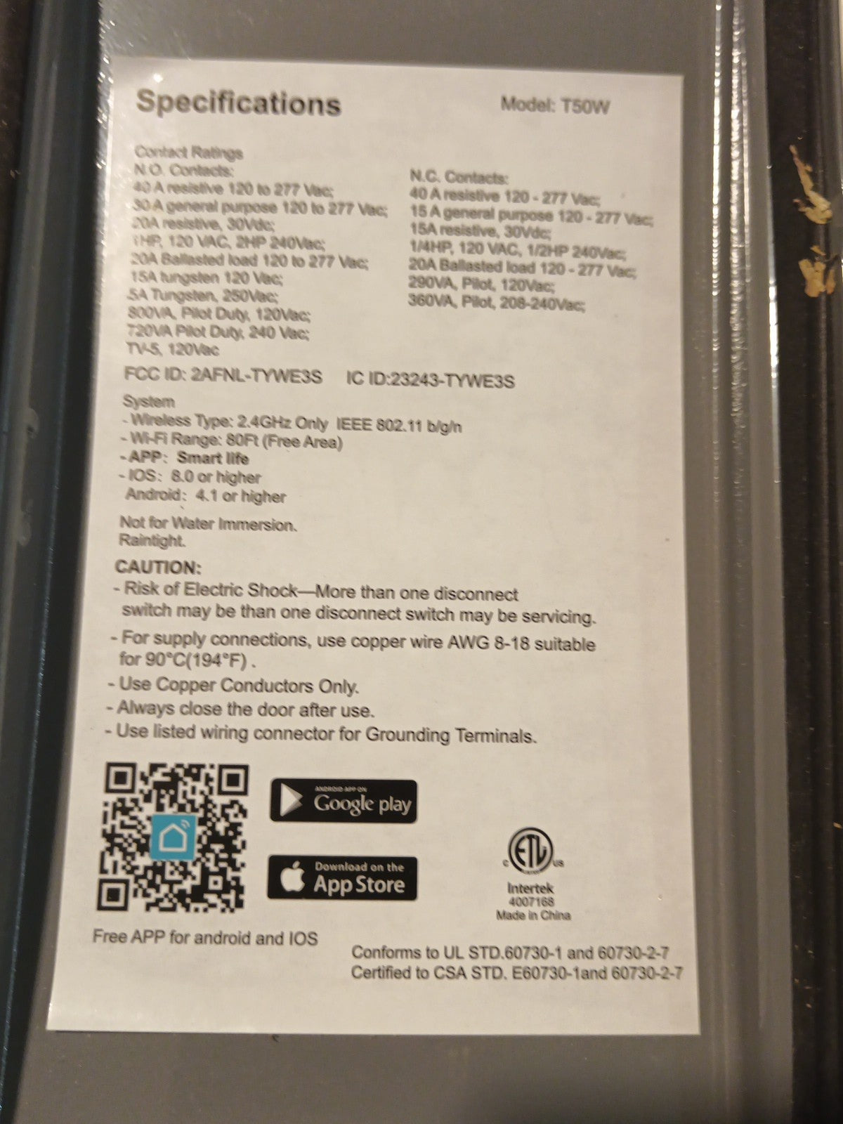 Suraielec Wifi Box T40W Pool Timer Outdoor Indoor Switch 3