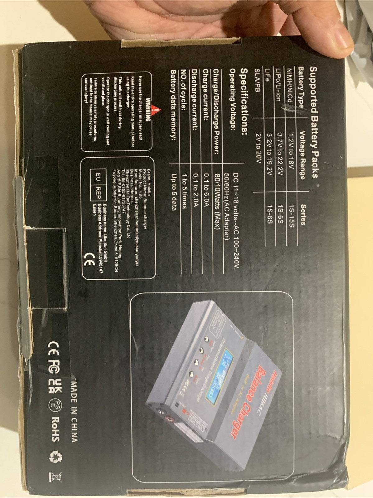 Haisito 80W 6S LiPo Balance Charger, Power Supply Included, Multi-Chemistry4