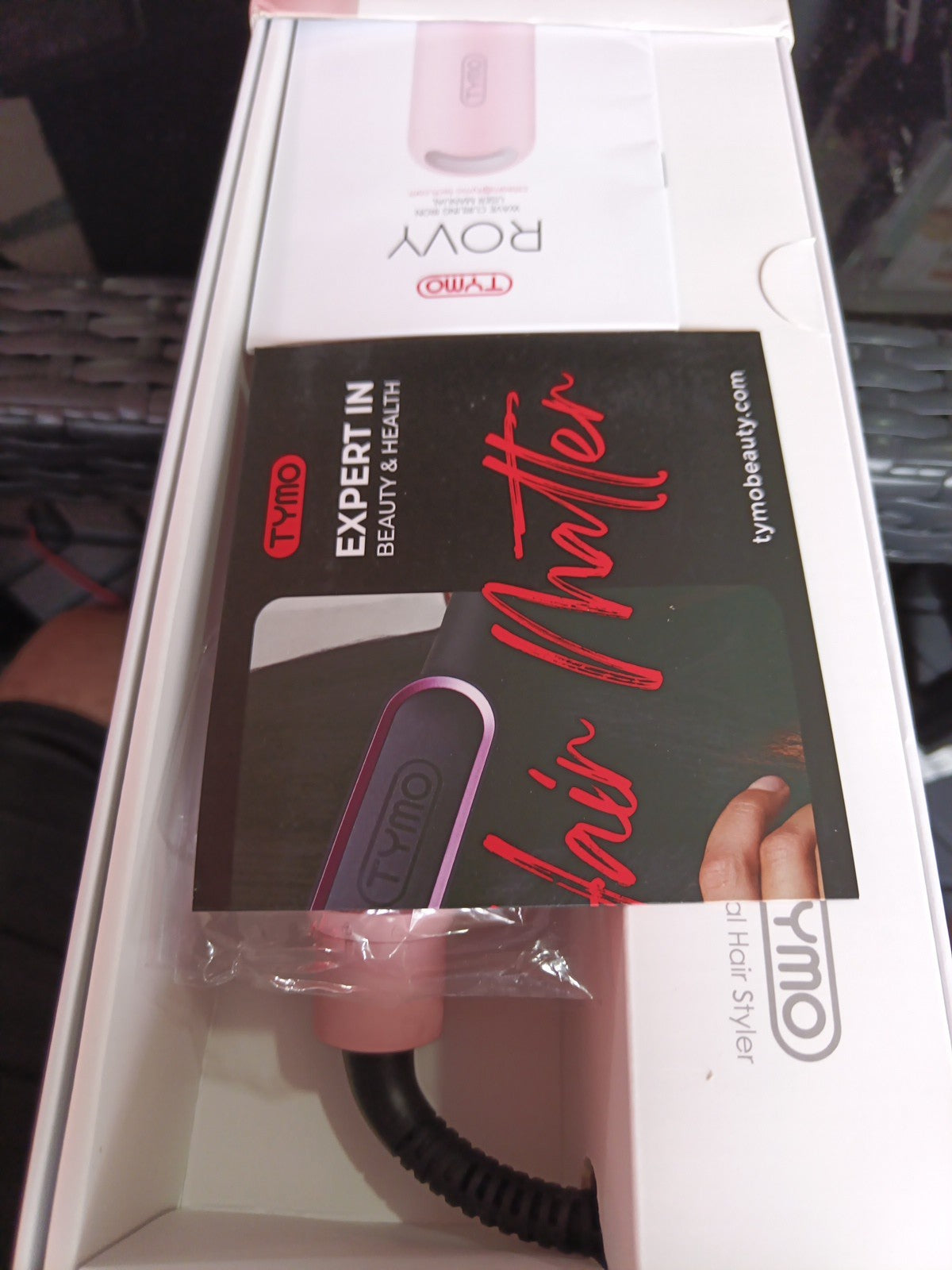 TYMO ROVY Wave Curling Iron - Ceramic 3-Barrel Pink3