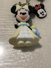 Pair Of Disney Mickey & Minnie Mouse Dale Bowser 3D Pendant Keychains Key Rings4