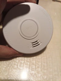 LS Home Smoke Alarm 4 Pack Photoelectric Fire Detector 9V Battery Open Box New5