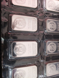 1 oz APMEX Silver Bar (Lot of 10)1