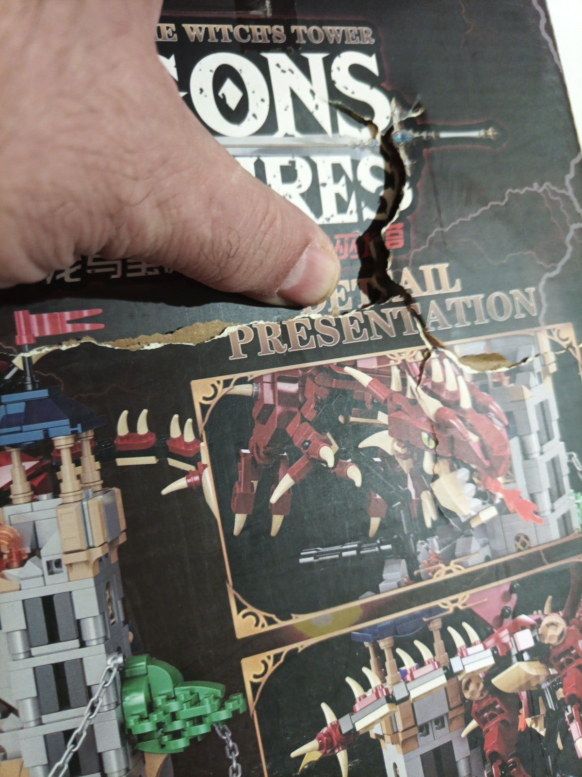 Dragons & Treasures-Battle Of The Witch Building Brick Set (Compared To Lego)5