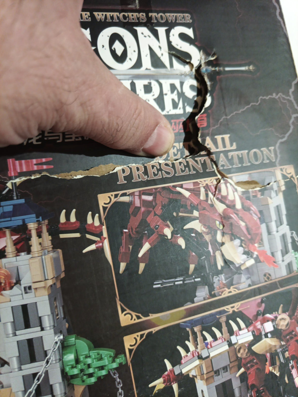 Dragons & Treasures-Battle Of The Witch Building Brick Set (Compared To Lego)5