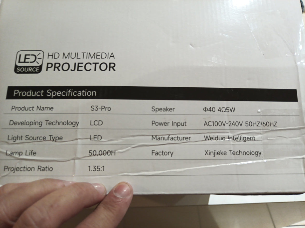 Native 1080P HD Projector WiFi 6, Bluetooth, Motorized Focus2