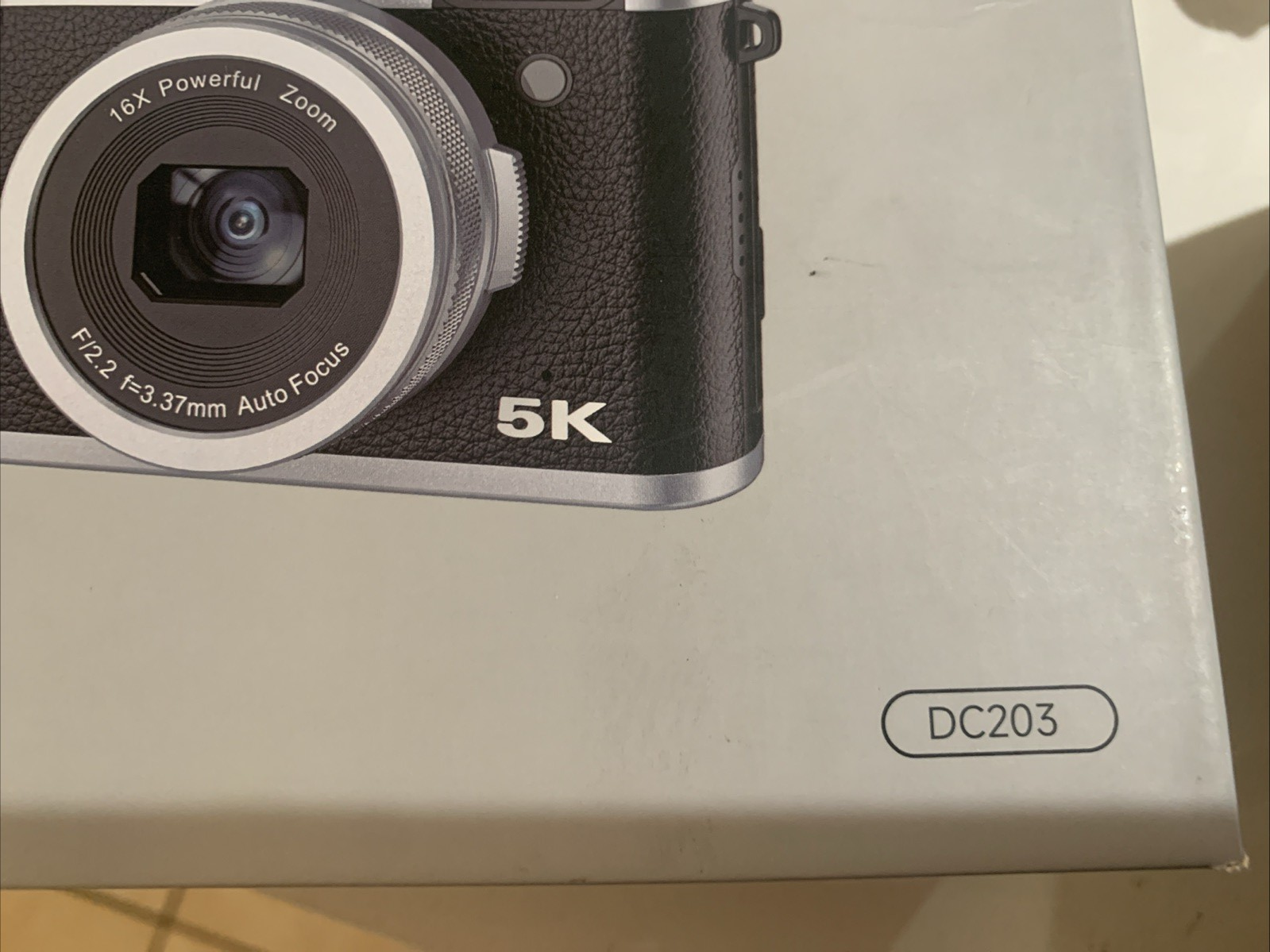 Shenzhen Sonida DC203 Digital Camera w/ Batteries & Box-5k Ultra HD1