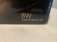 LED Edison Bulb 12 Pack ST58D6 2700K Dimmable E26/ST58/ST195