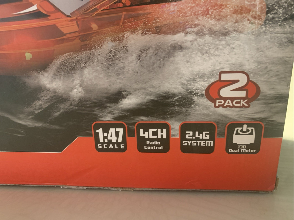 2 Pack RC Toy Vehicles Boat Remote Control Boats Pools Lakes, ROTOBAND H116 Mini1