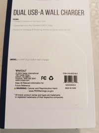 Vivitar Dual USB A Wall Charger 2.4 AMP1