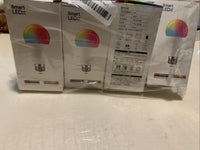 4 Pack - Wifi Smart Bulb 9W E26 Multi-Color LED Lamp Google App 2700k-6500k New1