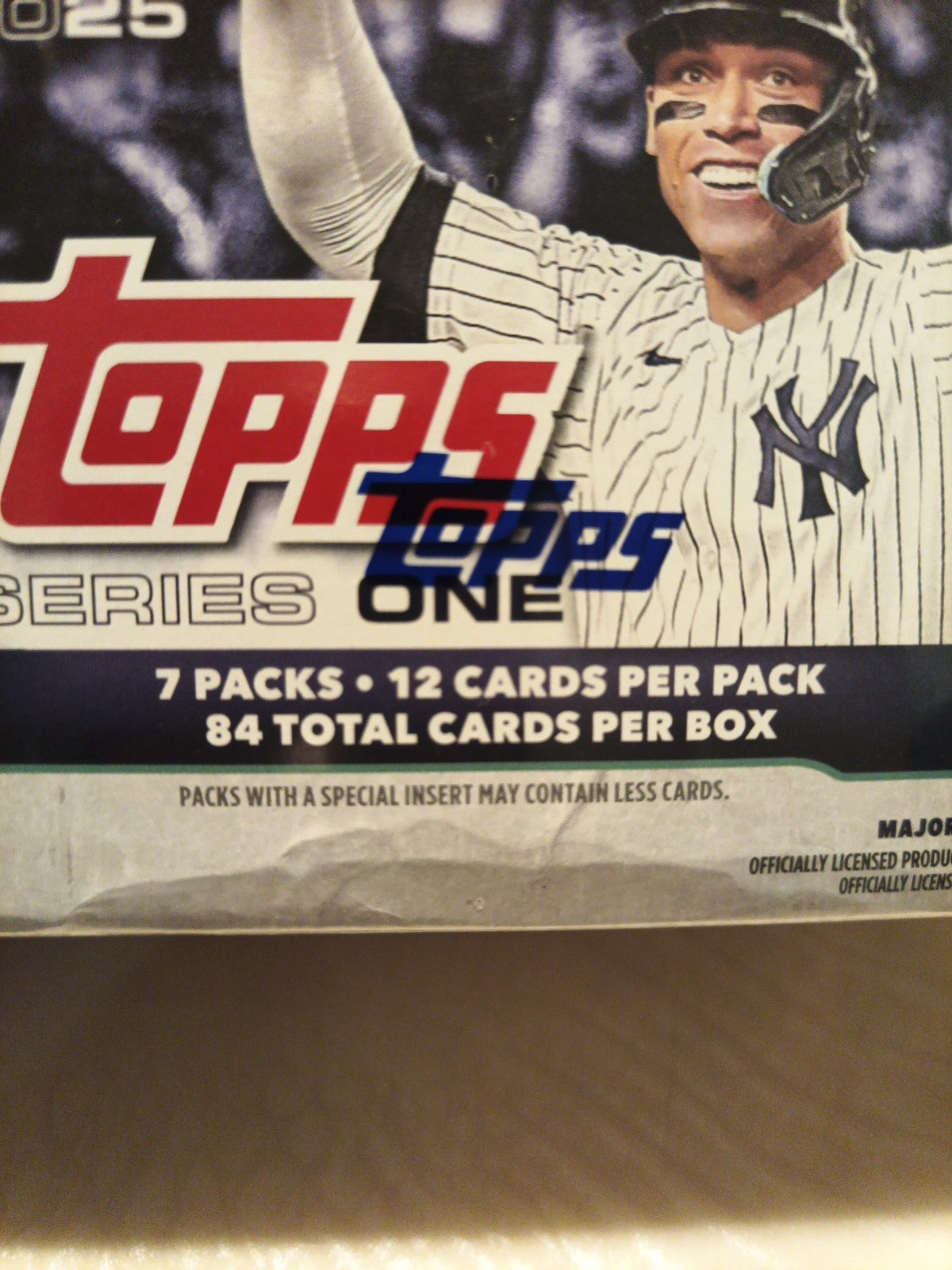 2025 TOPPS SERIES 1 MLB BASEBALL BLASTER BOX BRAND NEW SEALED (84 total cards)!2