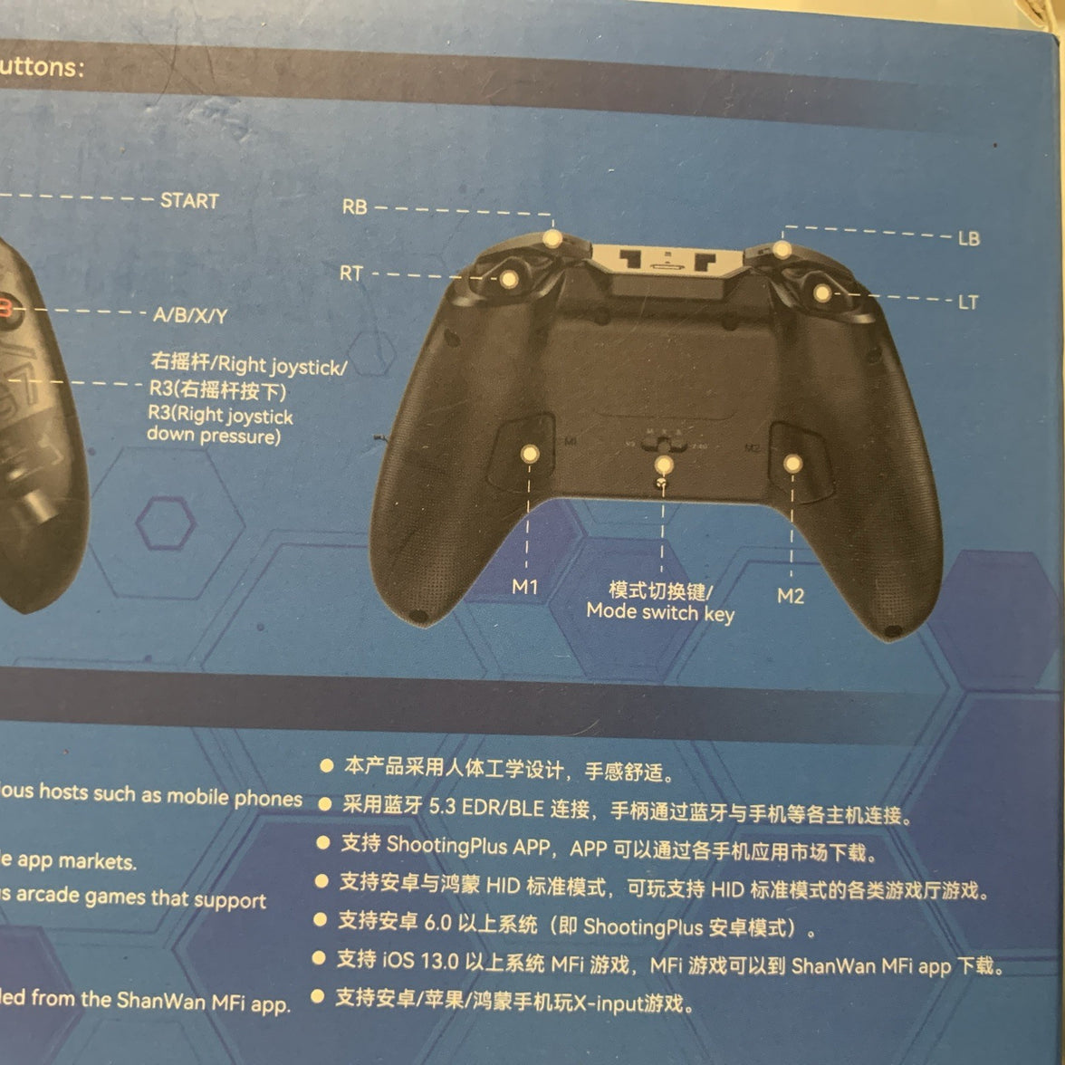 G7 Wireless Mobile Game Controller for N.S. Connect, Android, Windows, IOS Syste4