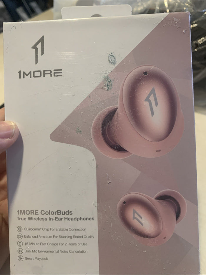1MORE ColorBuds ESS6001T Bluetooth In-Ear Headphones Pink Noise Cancelling IPX50