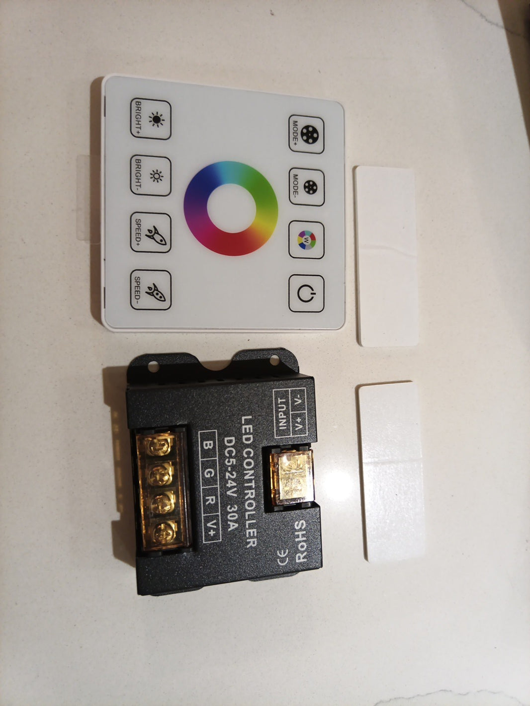 Single color/CCT/RGB/RGBW/RGBWC LED Strip Wireless Remote Touch Panel Controlle0