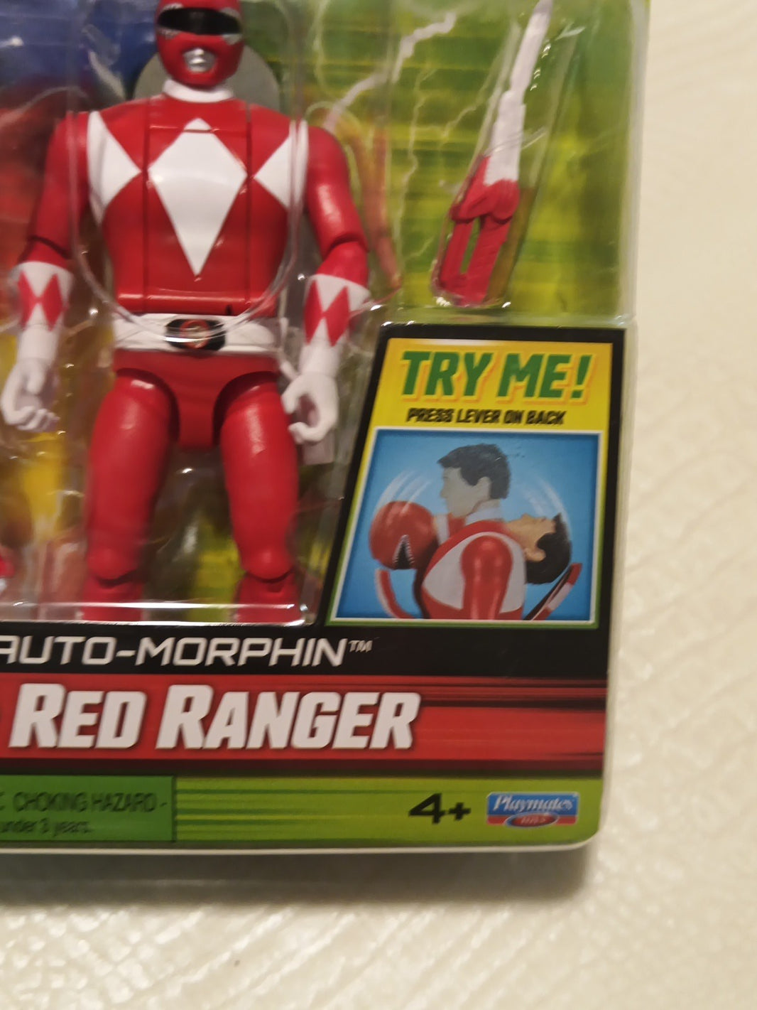Playmates Toys Mighty Morphin Power Rangers Re-Ignition Auto-Morphin Red Ranger1