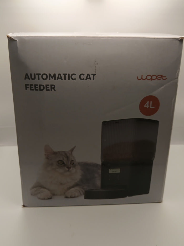 Automatic pet feeder for Dog And Cats 4L -white In Color 0