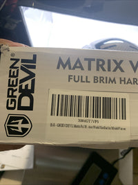 GREEN DEVIL Matrix Full Brim Hard Hat with Headlight Vented Construction Safe...5