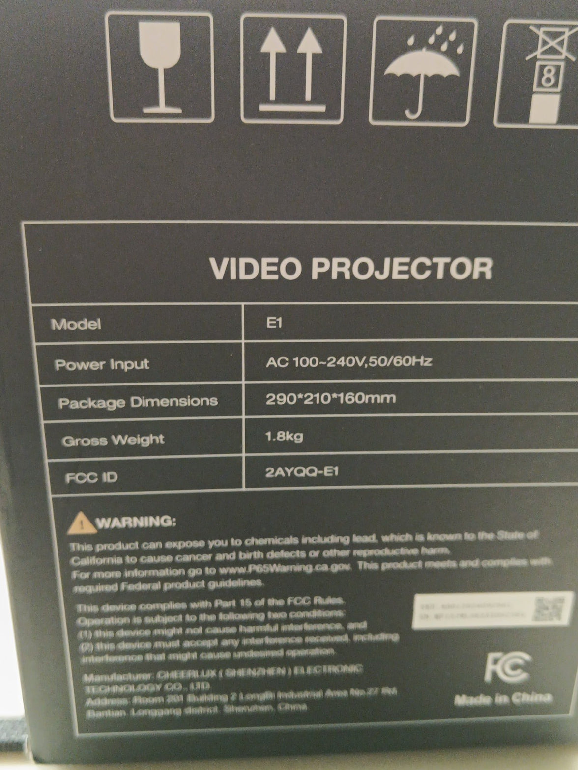 Nicpow VIDEO PROJECTOR WITH WI-FI AND AUTO FOCUS KEYSTONE BLUETOOTH 1080P3