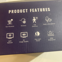 Amtifo Security Camera Wi-Fi & Sola Powered 360 Pts, 2K Image, Person Detection7