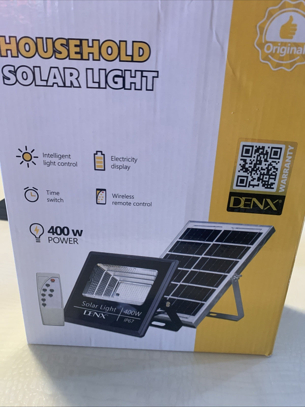 400W LED Solar Floodlight Panel Street Lights Outdoor Waterproof Remote Control0
