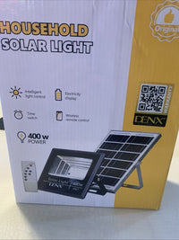 400W LED Solar Floodlight Panel Street Lights Outdoor Waterproof Remote Control0