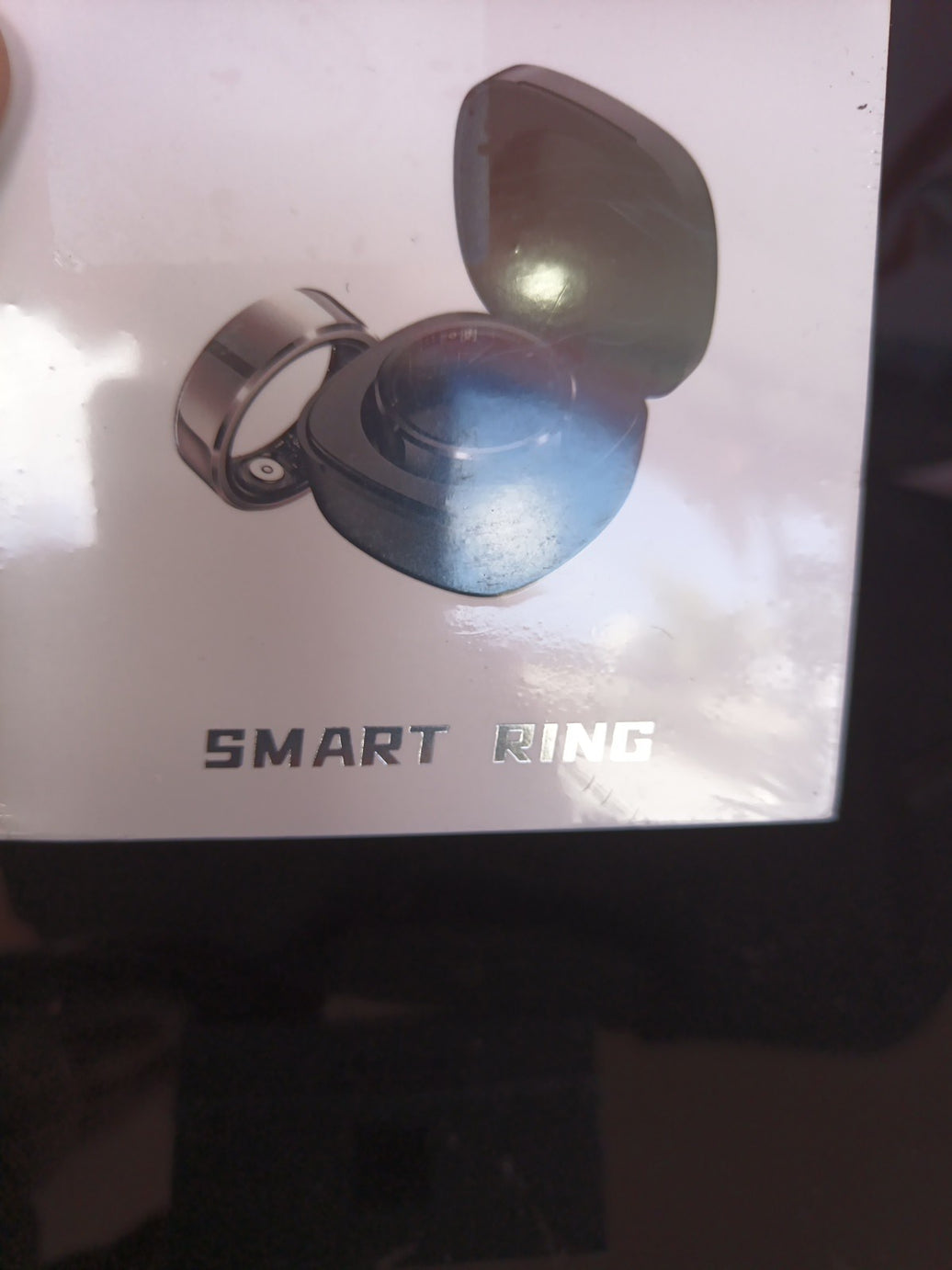 Celestaura Smart Ring, Wearable Fitness Ring Health Tracker, Silver Size 100