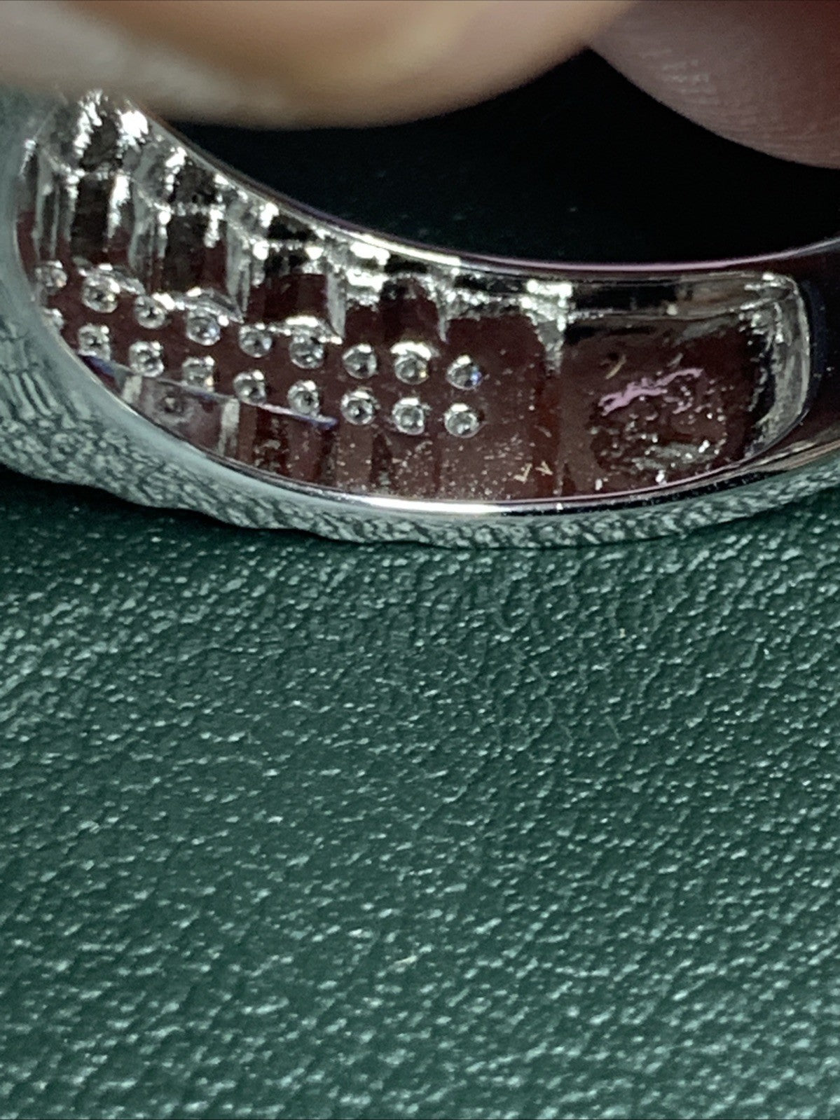 Men’s 925 Sterling Silver Cluster Ring, 2 CTW Of Moissanite. Size 117