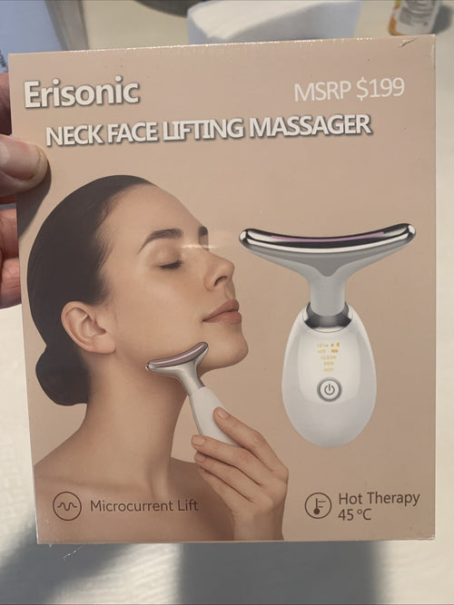 EMS Thermal Neck Lifting &Tighten Massager Electric Microcurrent Wrinkle Remover