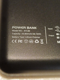 Ceeya Portable Charger 26800mAh Power Bank Battery Phone Charger 2 outlets3
