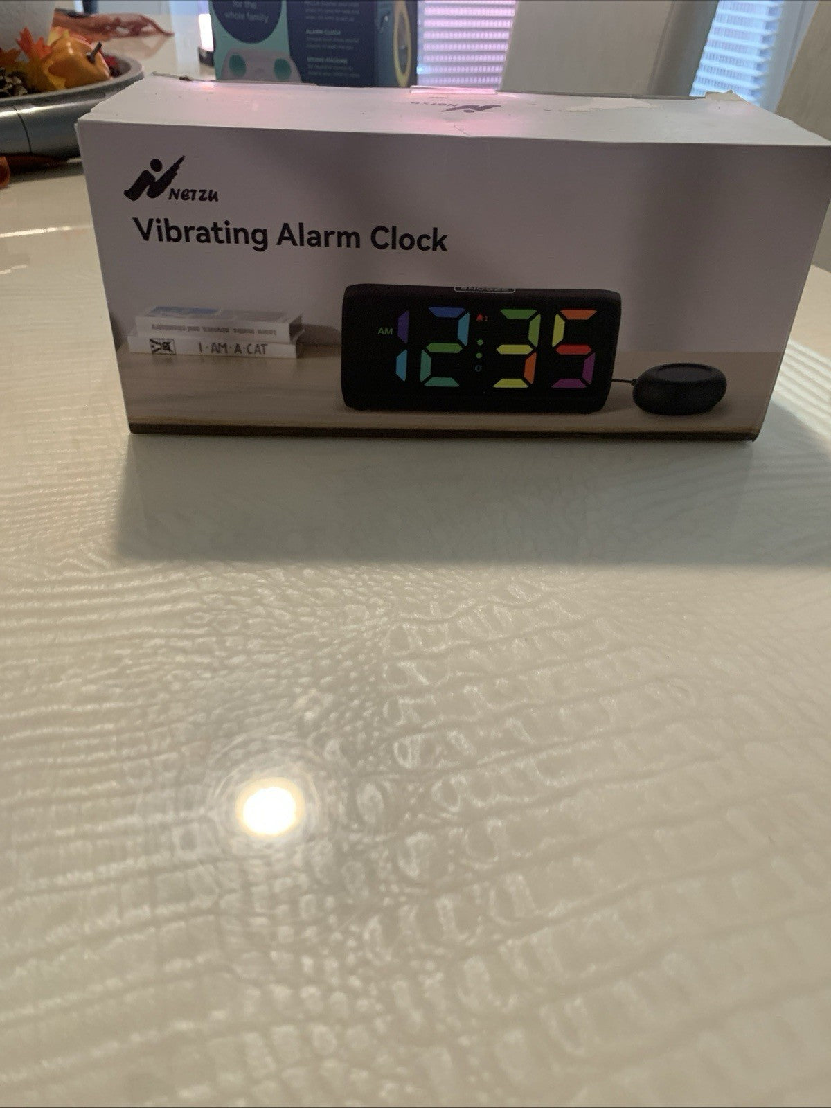 Alarm Clock With Vibrating Pad For Under Pillow, Multiple Color Lights Choices23