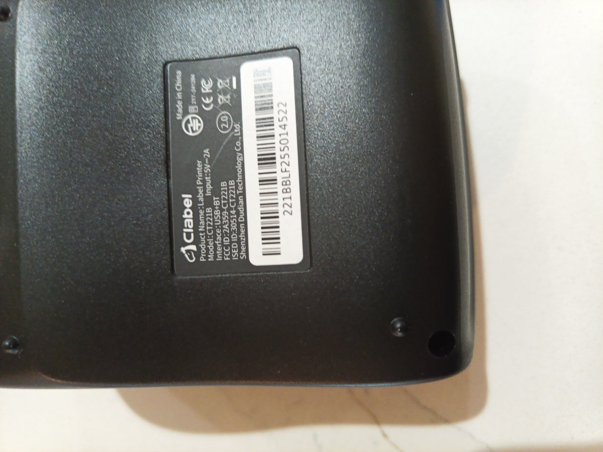 CLABEL Label Maker Machine with Tape: 221B Thermal Inkless Label Printer10