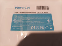 PowerLot Power Station 240W 4-port PD Power Adapter Fast Charge USB C1