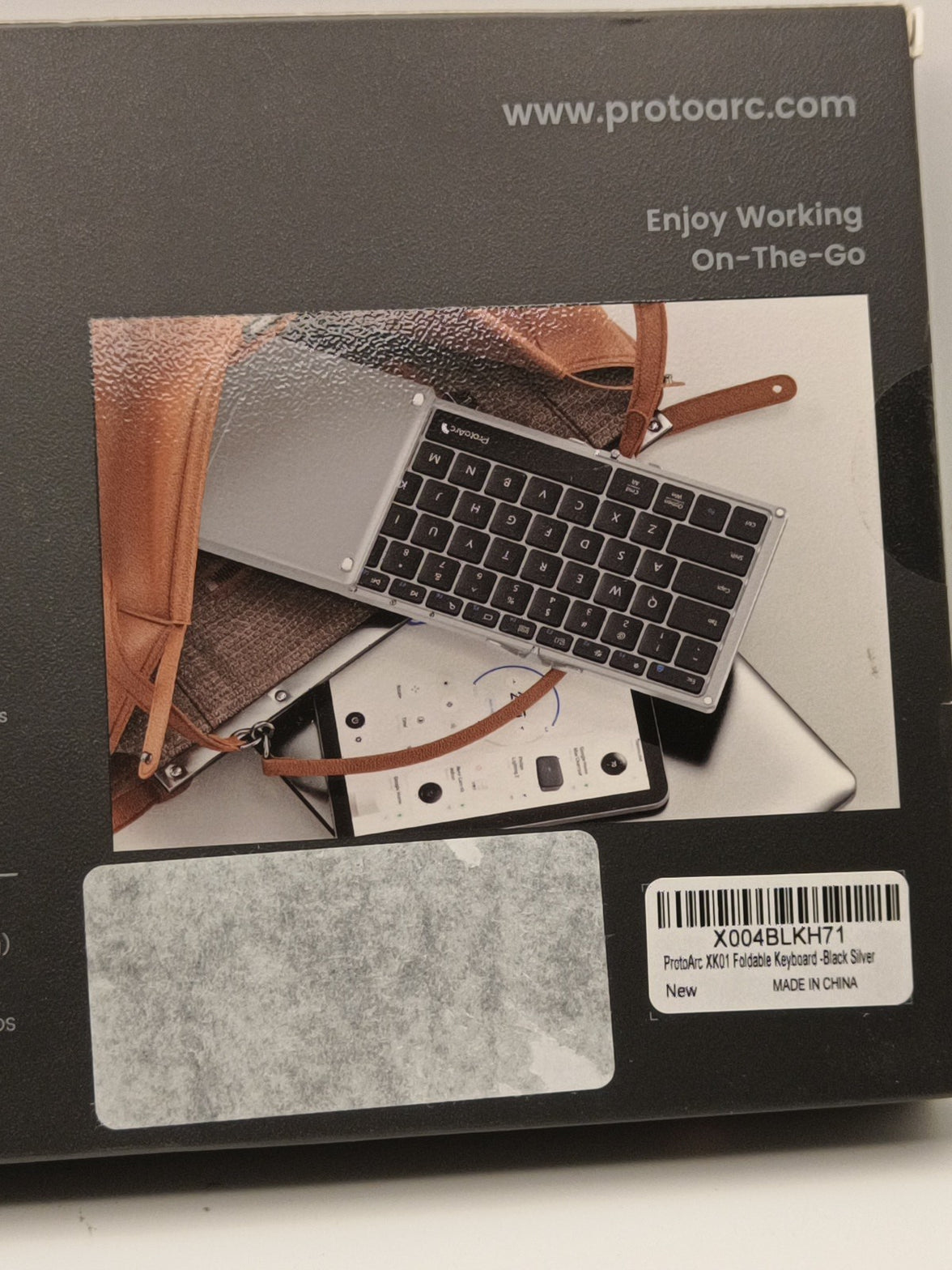 New Open Box  ProtoArc XK01 Foldable Portable Business Bluetooth Travel Keyboard2