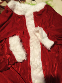 Adult Grinch Costume Mask And Outfit 6 Piece. MASK Might Scare The Kids.  US XL12