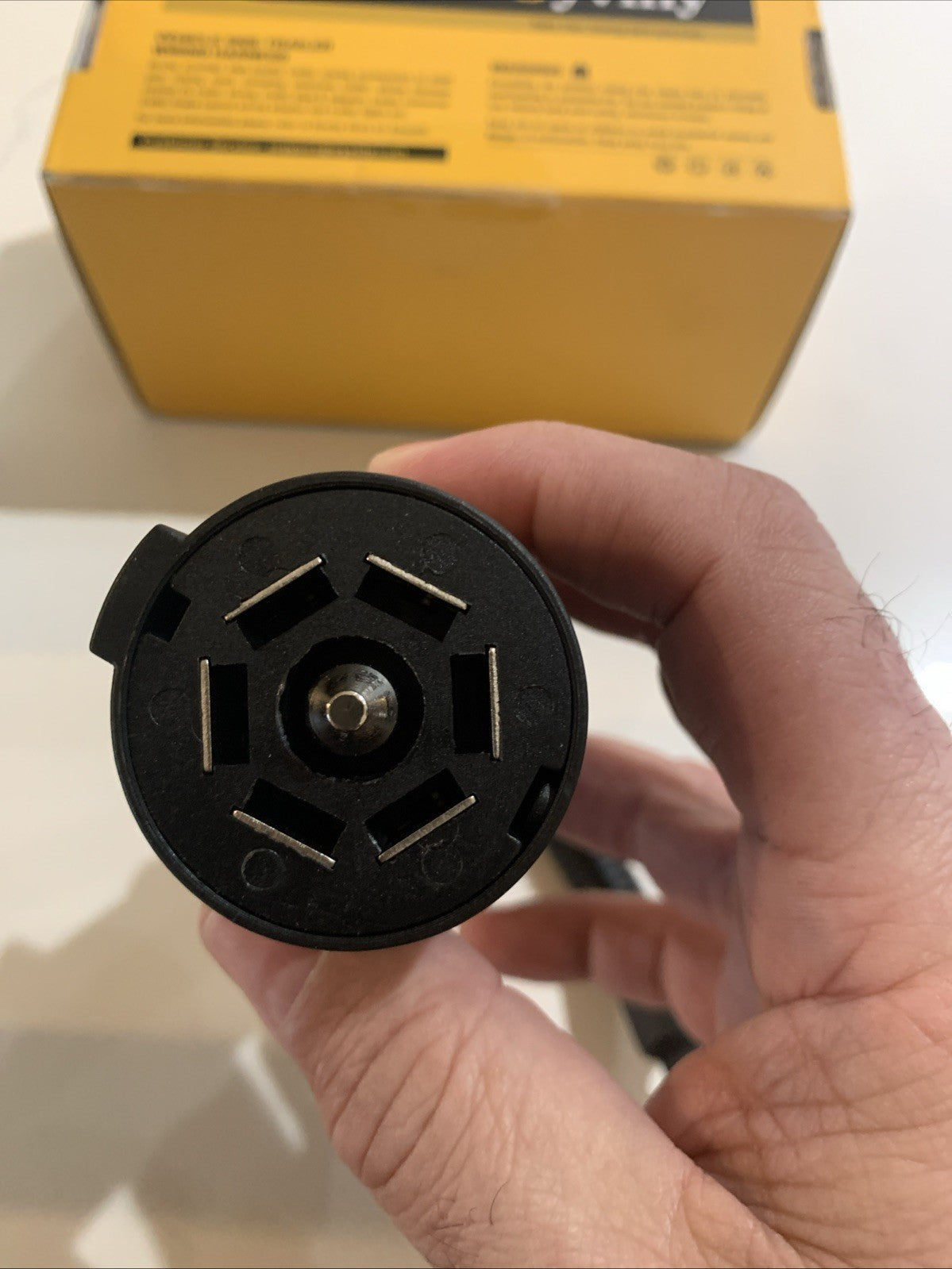 Oyviny RV 7 Pin Trailer Plug with IP68 Waterproof Seal, Detachable 7 Way Round 3