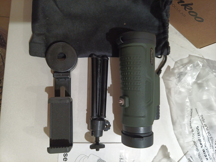 12X50 High Power Monocular Telescope with Smartphone Holder & Tripod - NEW0