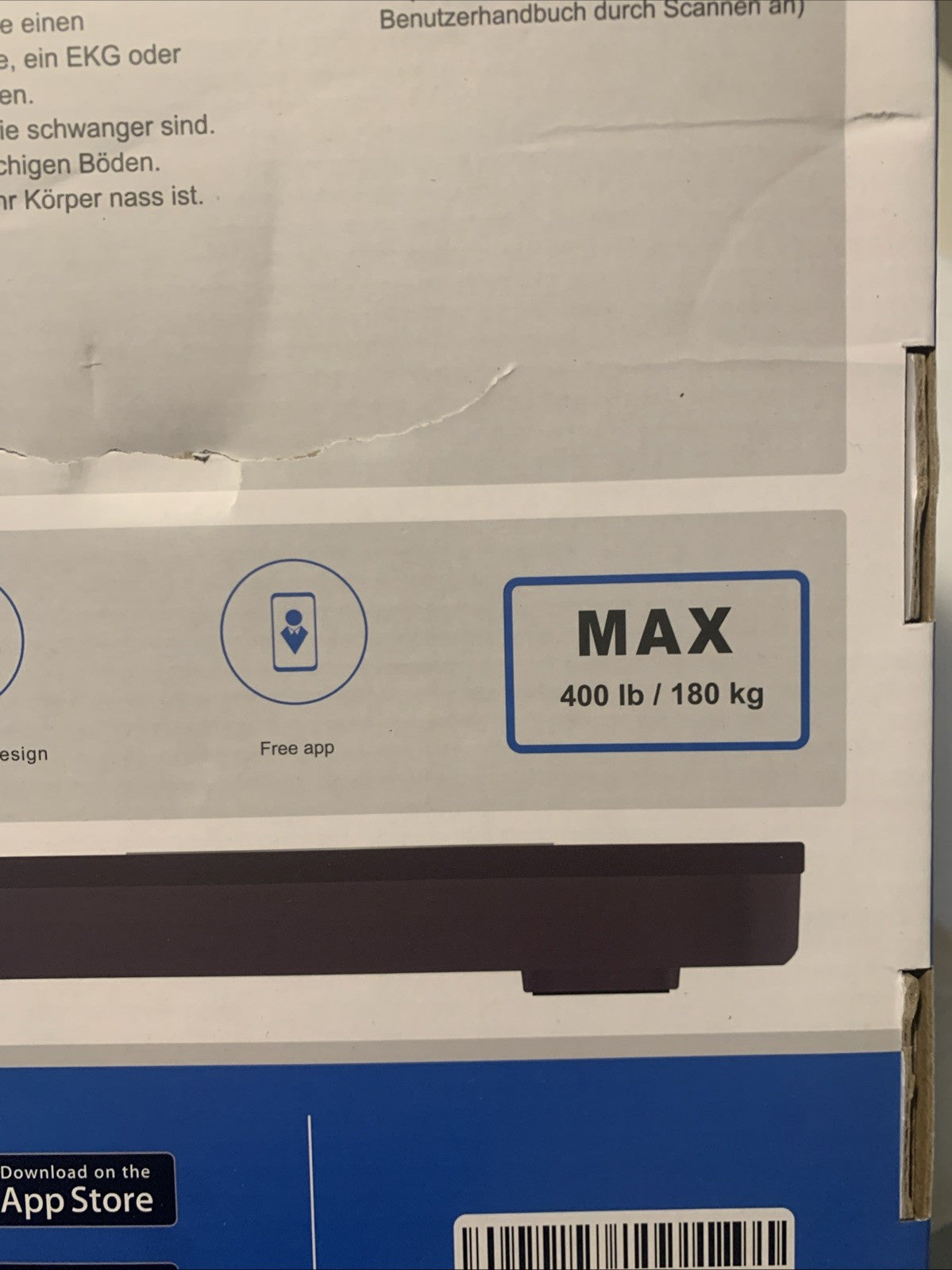 GE Cs20f Smart Body Fat Scale Up To 397 Lbs w/ Quick Start Guide New 5
