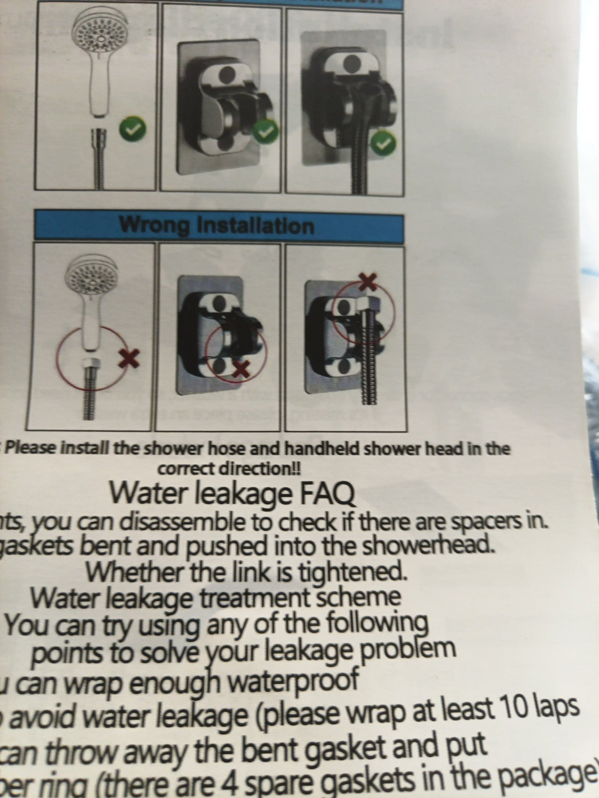 Rainfall Shower Head Combo Main Imagine Brand New Black1