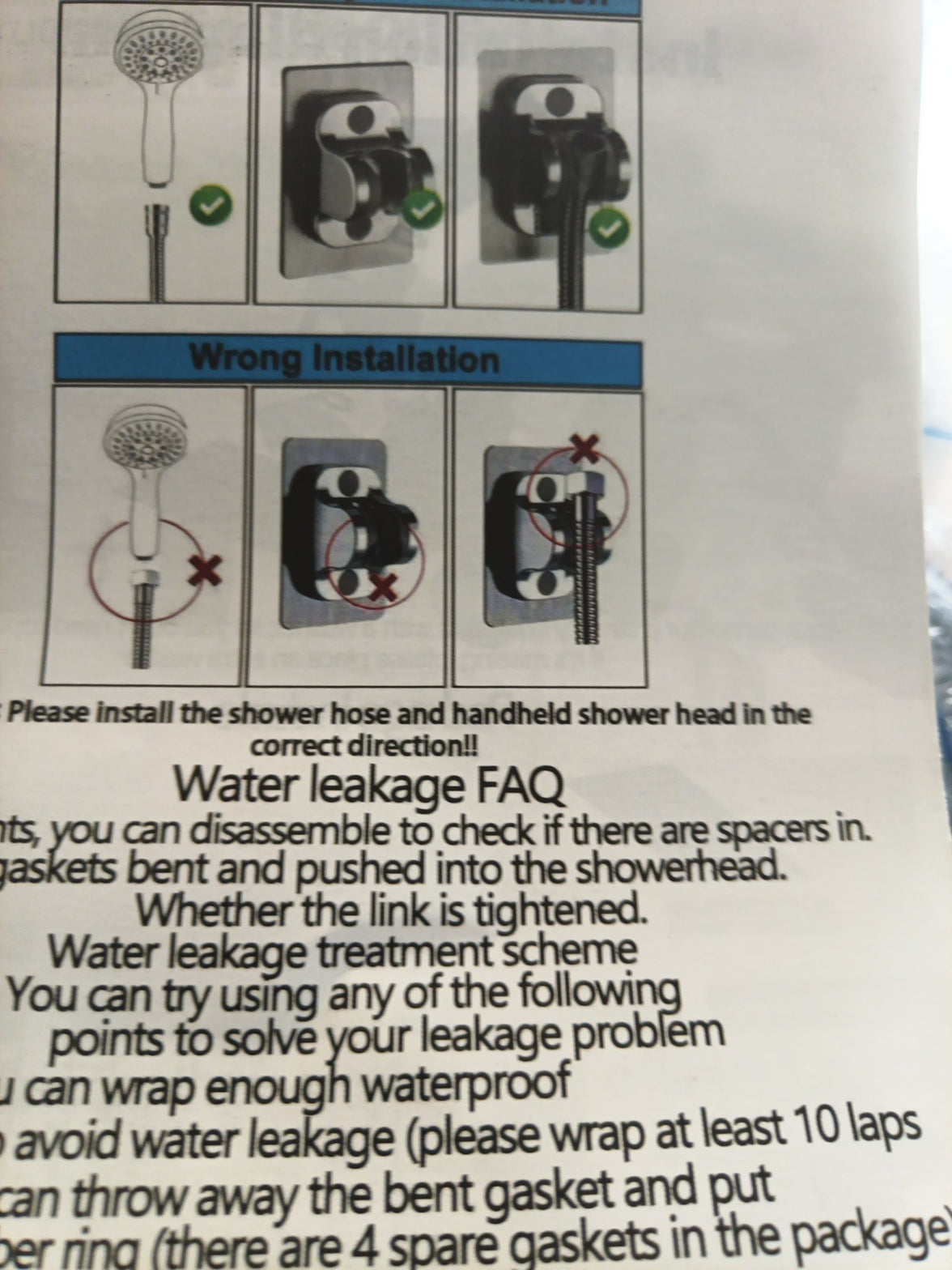Rainfall Shower Head Combo Main Imagine Brand New Black1