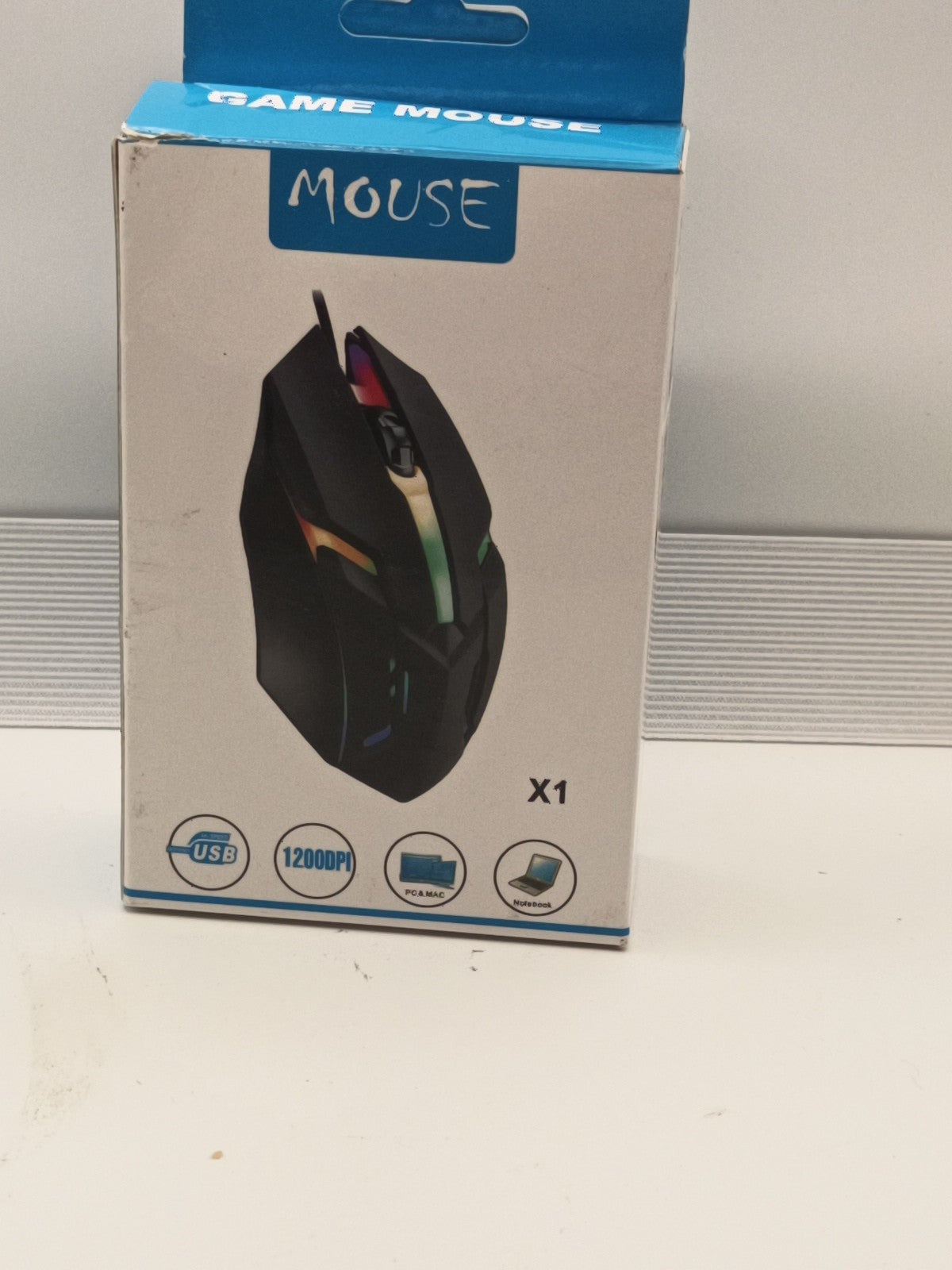 X1 Gaming Mouse, 12000 DPI USB, RGB Backlight0
