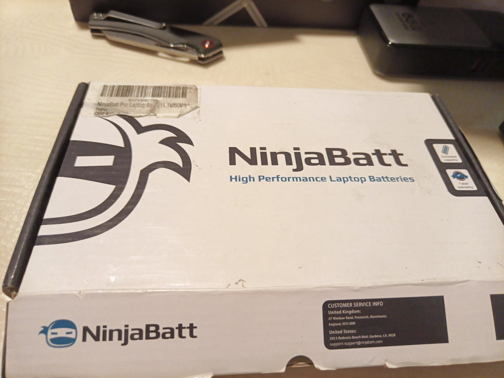 Laptop Battery Ninjabatt CM03XL High Performance Recharge  Li-ion New Open Box0