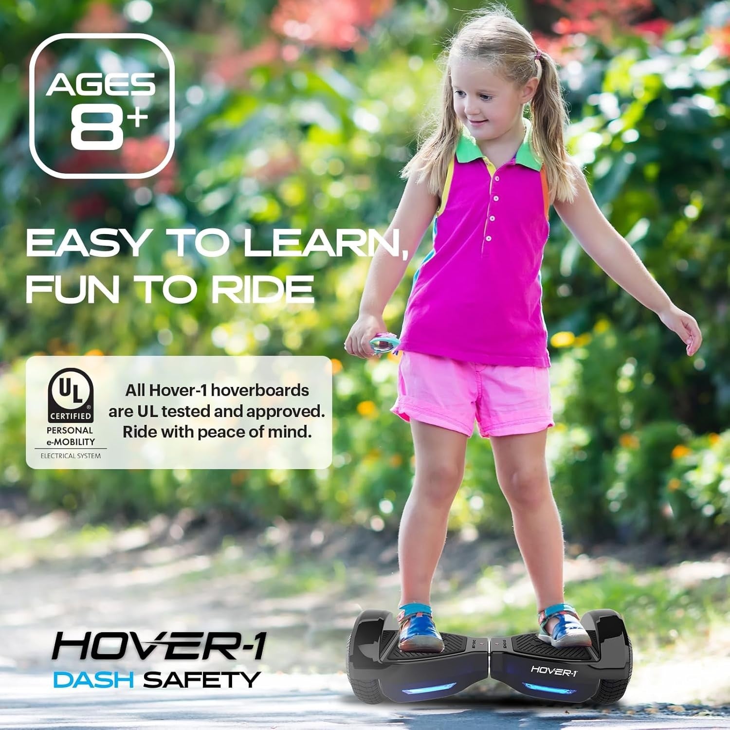 Hover-1 Dash Self Balancing Electric Hoverboard w/5 Mph Max Speed, Black2