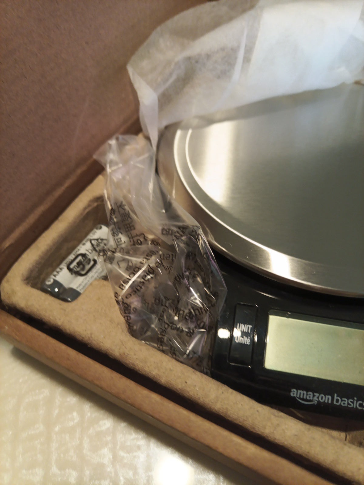 Amazon Basics Electronic Digital Kitchen Food Scale - Model EK32111