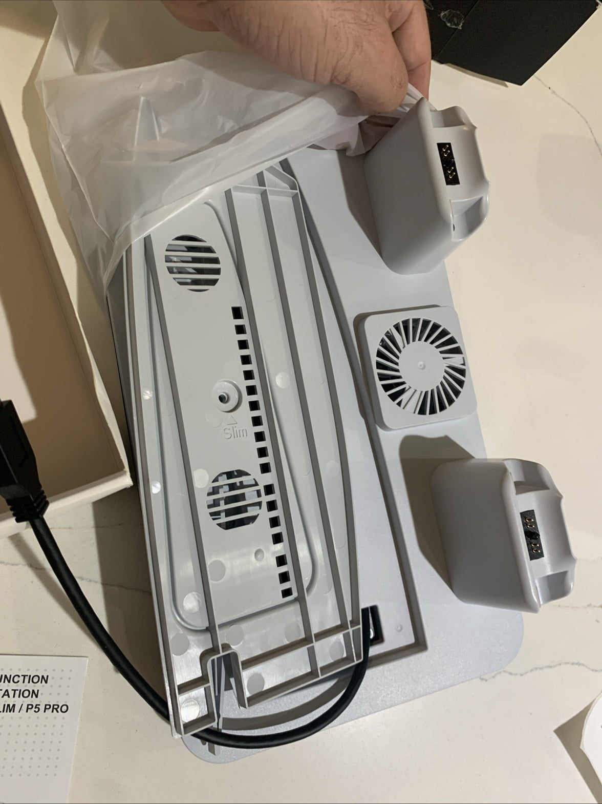 RGB Mutifunction Charging Station w/ Cooling Fan, for PS5 & Slim9