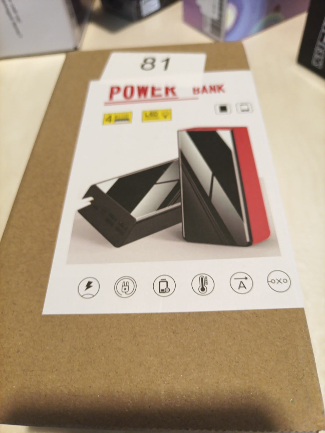 50,000mah Power Bank w/ 4 x USB, Micro USB and Apple ports, w/ Flashlight0